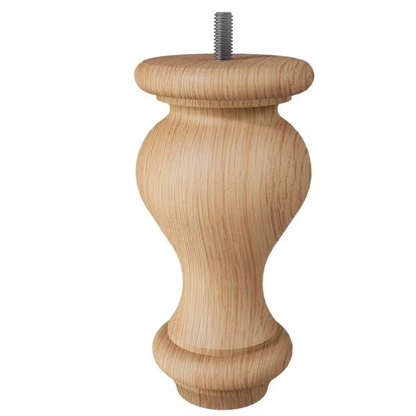 Madison Bun Foot w/Bolt - Red Oak, Designs Of Distinction, Mfr#: 01704110AK6